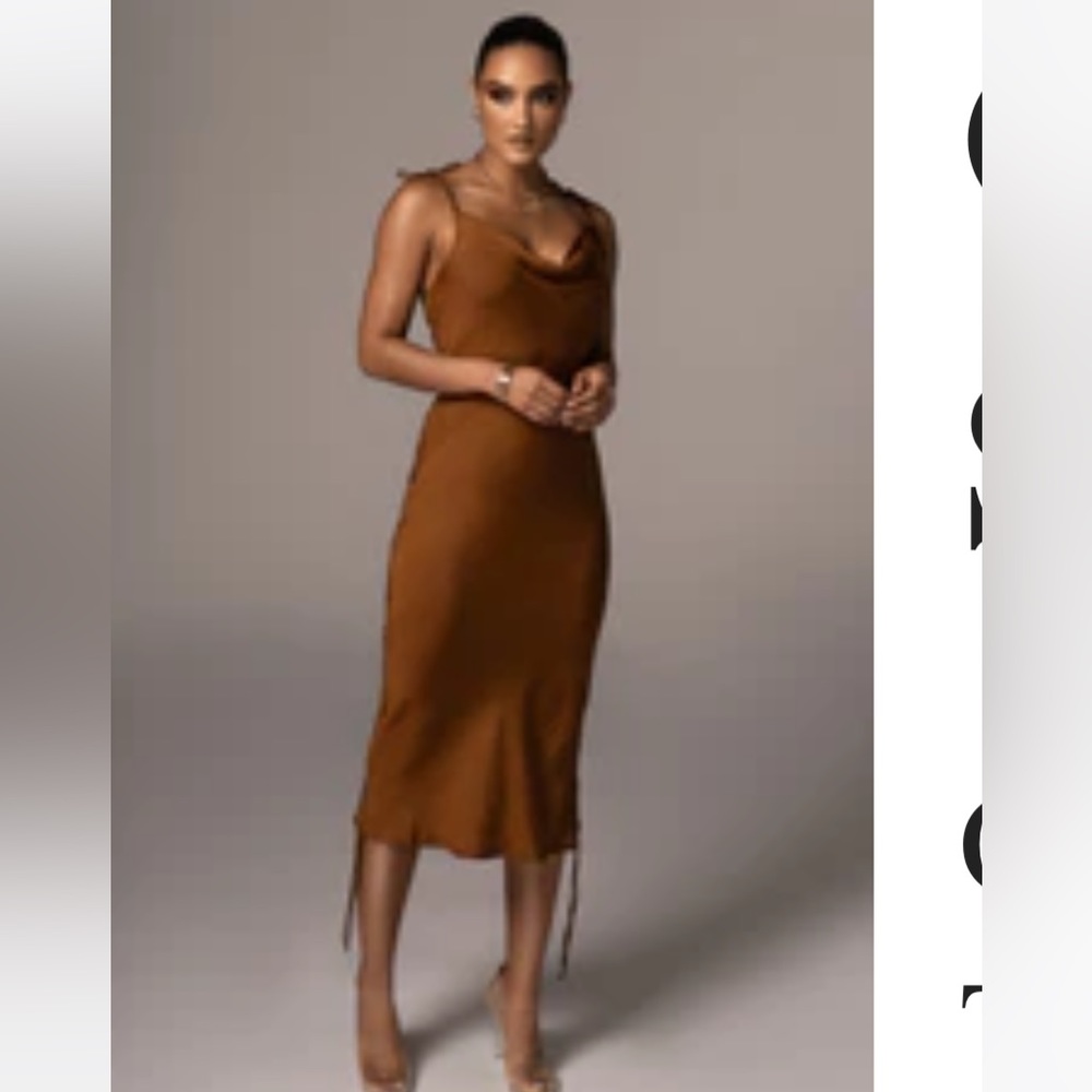 JLUXLABEL- COCOA PHEOBE SLIP DRESS - small - new with tags